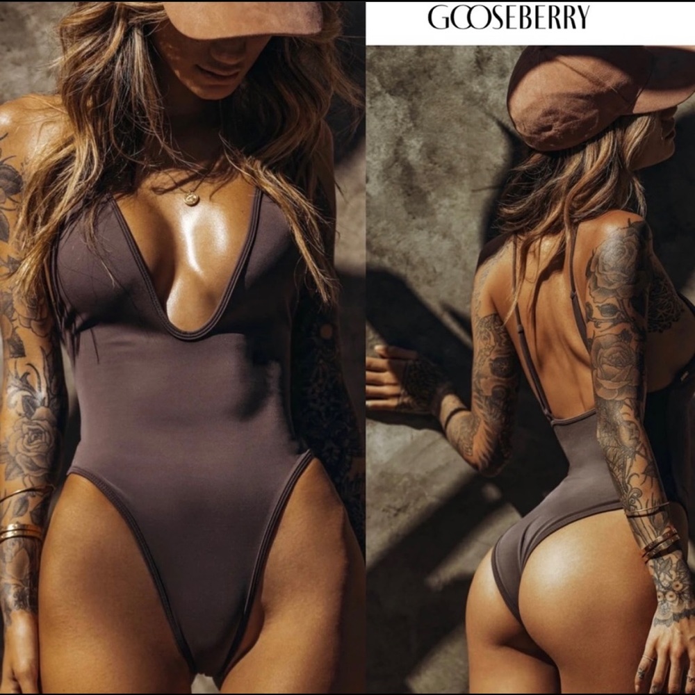 Goosebury So Chic One Piece Swim Suit - Cacao